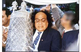 Solomon Sopher with sefer
